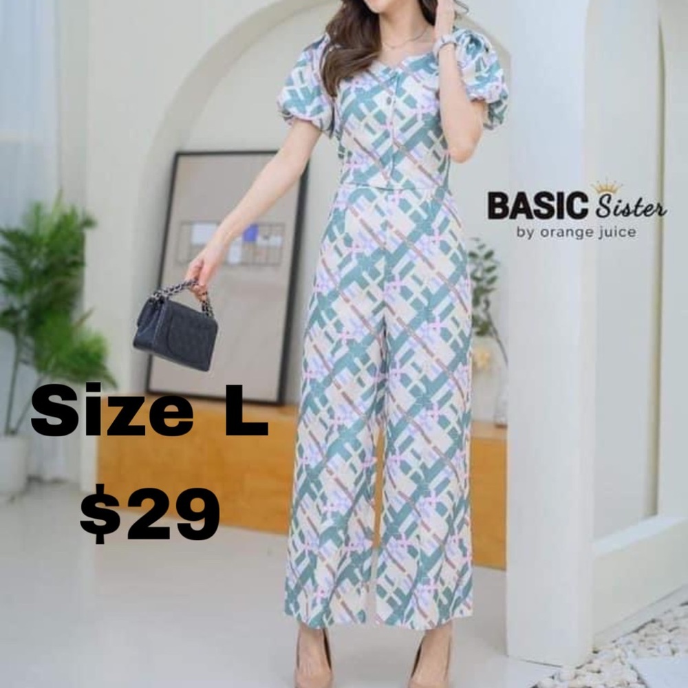 Multicolored Pattern Two Piece - image 1